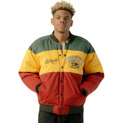 Primitive X Bob Marley Marley Puff Jacke red – Zboží Mobilmania