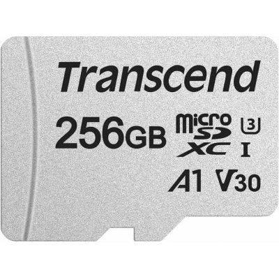 Transcend microSDXC UHS-I U3 256 GB TS256GUSD300S-A – Zboží Mobilmania