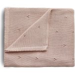 Mushie Pletená dětská deka dierkovaná Blush – Hledejceny.cz