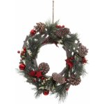 Atmosphera Vánoční věnec se šiškami 30 cm – Zboží Dáma