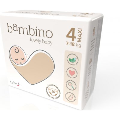 Bambino lovely baby 4 7-18 kg 26 ks – Hledejceny.cz