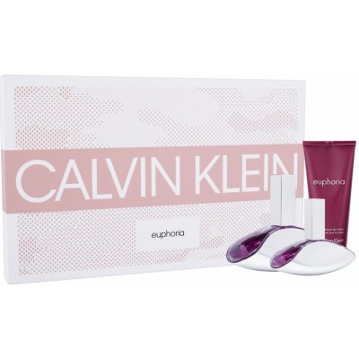 Calvin Klein Euphoria EDP 100 ml + EDP 30 ml + tělové mléko 100 ml dárková sada – Zboží Dáma