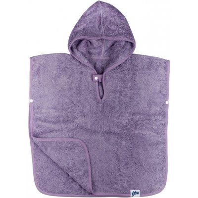 Kikko BIO bavlněné froté pončo Organic Lavender Aura – Sleviste.cz
