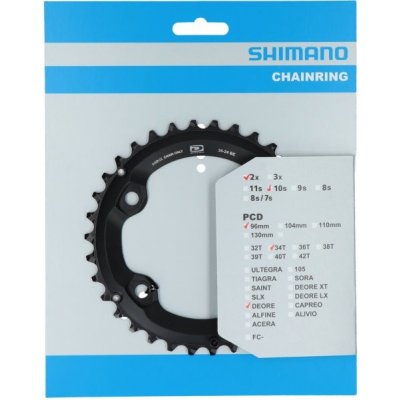 Převodník Shimano Deore M6000 34z 2x10 – Sleviste.cz