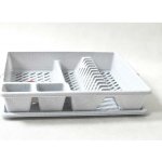 Odkapávač s podnosem L - šedá Curver (173460) – Zboží Dáma