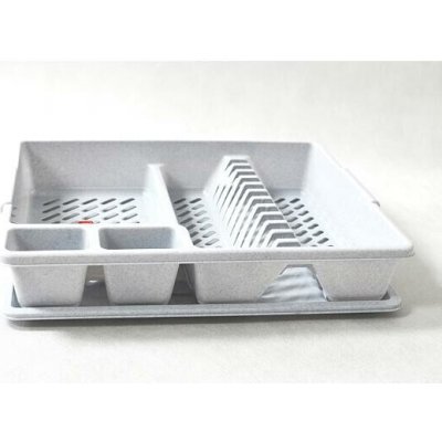 Odkapávač s podnosem L - šedá Curver (173460) – Zboží Dáma