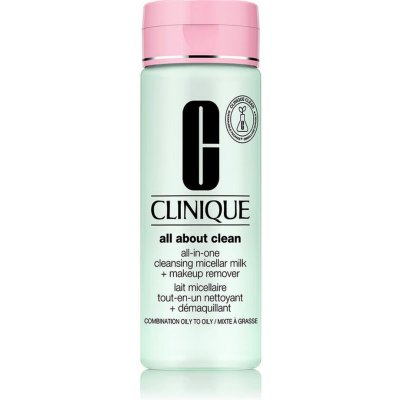 Clinique All-in-one Cleansing Micellar Milk + Makeup Remover jemné čisticí mléko pro suchou až velmi suchou pleť 200 ml – Zboží Mobilmania