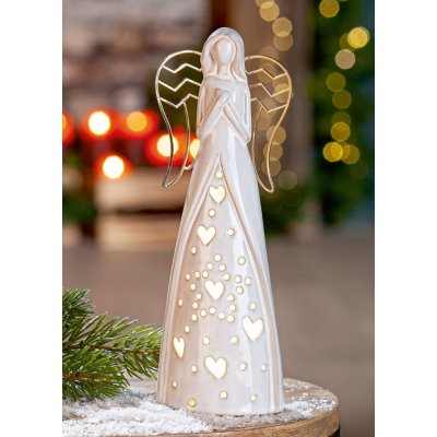 Gilde LED anděl Nanto, 27,5 cm – Hledejceny.cz