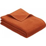Ibena Jacquard Uni Porto deka oranžová 150x200 – Zboží Mobilmania