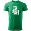 Dětské tričko tričko World of Tanks středně zelená