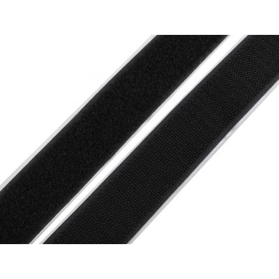 Prima-obchod Suchý zip háček + plyš samolepicí šíře 30 mm, barva černá – Hledejceny.cz