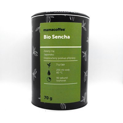 Mamacoffee Bio zelený japonský čaj Sencha 70 g – Zbozi.Blesk.cz