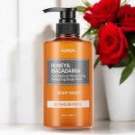 Kundal Honey & Macadamia Body Wash English Rose sprchový gel 500 ml – Zboží Dáma
