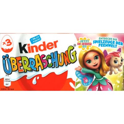 Ferrero Kinder Surprise 3 x 20 g – Zbozi.Blesk.cz