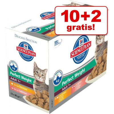 Hill's Science Plan Adult kuře & krůtí 12 x 85 g – Zboží Mobilmania