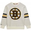 Pánská mikina s potiskem Mitchell & Ness Mikina Boston Bruins Retro Helmet Sweater Current Logo