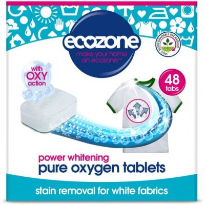 Ecozone Oxy tablety na bílé prádlo 48 ks – Zbozi.Blesk.cz