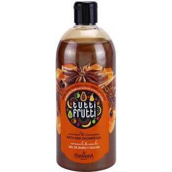 Farmona Tutti Frutti Caramel & Cinnamon sprchový a koupelový gel 500 ml