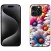 Pouzdro a kryt na mobilní telefon Apple mmCase Gelové iPhone 15 Pro Max - barevné kopretiny