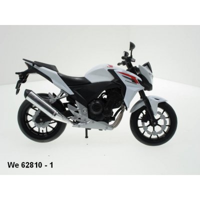 Welly Honda CB 500 F 2014 white code 62810 modely motocyklů 1:10 – Zboží Mobilmania