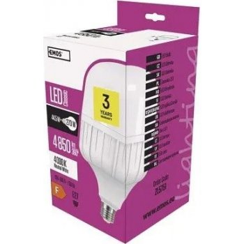 Emos LED žárovka Classic T140 E27 44,5 W 270 W 4 850 lm neutrální bílá