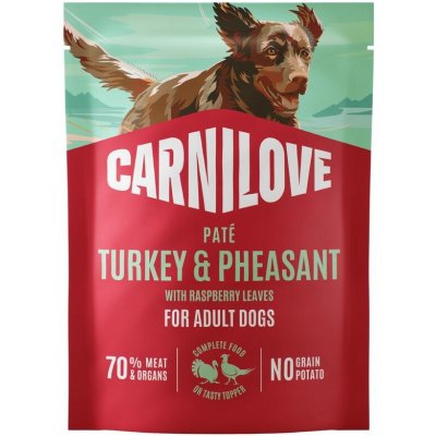 Carnilove Dog Paté Turkey&Pheas.+Rasp. 300 g – Zbozi.Blesk.cz