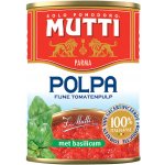 Mutti Jemně krájená rajčata s bazalkou 400 g – Zboží Dáma