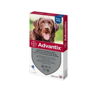 Advantix Spot-on pro psy 25-40 kg 2 x 4 ml – Hledejceny.cz