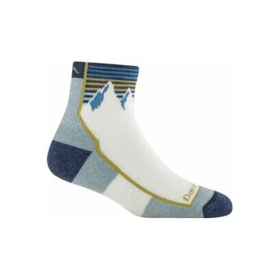 Darn Tough Hiker Quarter Midweight With Cushion MOUNTAIN WHITE bílá – Zboží Dáma