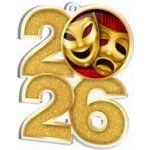 Poháry Bauer Akrylátová medaile MDA2026M35 Divadlo – Sleviste.cz