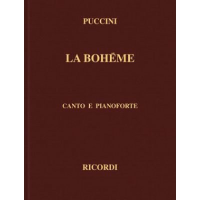 La Boheme: Canto E Pianoforte Puccini GiacomoPevná vazba – Hledejceny.cz