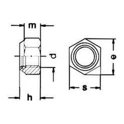 matice M6 ZINEK /8/ nízká pojistná s PA kroužkem DIN 985 – Hledejceny.cz