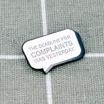 Pinarna The deadline for complaints was yesterday. / Lhůta pro podání stížností skončila včera. – Sleviste.cz