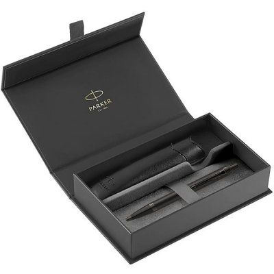 Parker 1502/3297610 IM Achromatic Black BT sada dárková sada kuličkové tužky v kazetě s pouzdrem – Zboží Živě