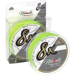 Mikado pletená šňůra nihonto octa braid 300m 0.4mm 39.8kg fluo žlutá 1 cívka