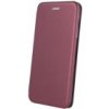 Pouzdro a kryt na mobilní telefon Huawei Pouzdro ForCell Book Elegance burgundy Huawei P40 Lite E