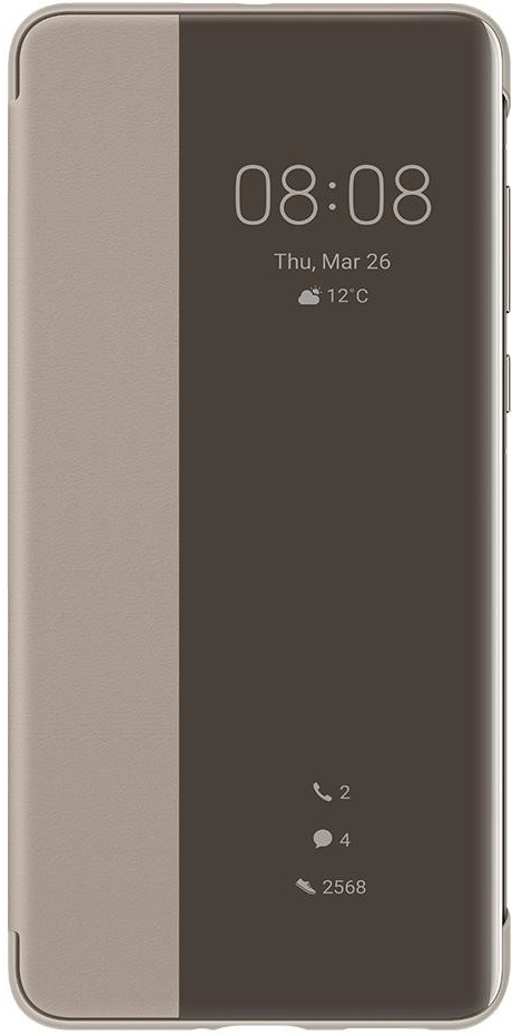 Pouzdro Huawei Original S-View Huawei P40 Khaki