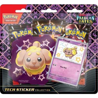 Pokémon TCG Paldean Fates Tech Sticker Collection Fidough – Zboží Mobilmania