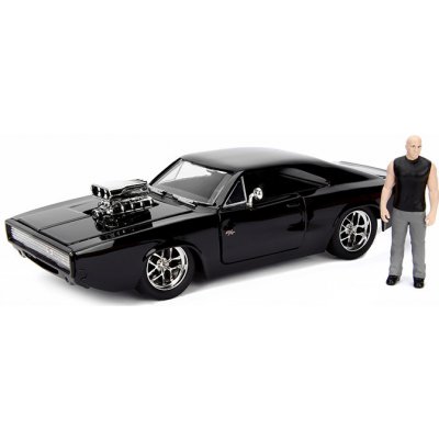 Jada Dodge Charger R/T s figurkou Dom z filmu Fast and Furious Toys 1:24 – Zbozi.Blesk.cz