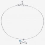 P&J Jewellery Stříbrný náramek na nohu mořská ploutev FSB10 – Zboží Dáma