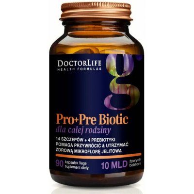 Doctor Life Pro+Pre Biotic pro celou rodinu 90 veg. kapslí – Hledejceny.cz