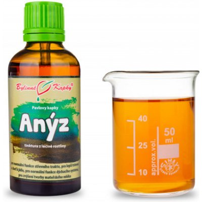 Bylinné kapky tinktura Anýz semeno 50 ml – Hledejceny.cz