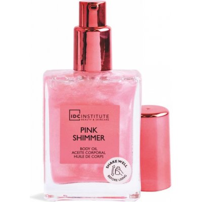 IDC Institute Shimmer Pink třpytivý olej na tělo 45 ml – Sleviste.cz