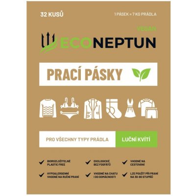 EcoNeptun prací pásky s vůní lučního kvítí 32 ks – HobbyKompas.cz