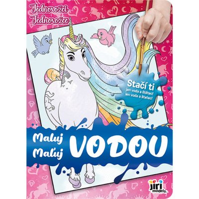 Jiri Models Omalovánka Maluj vodou Jednorožci – Zbozi.Blesk.cz