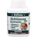 MedPharma Echinacea 600 Forte kurkumin vit. C bez černý zinek 67 tablet – Hledejceny.cz