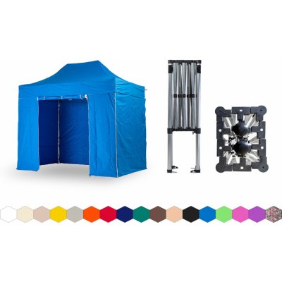 TENTino SMALL HEXAGON 2x3 m 12A - SVĚTLE MODRÁ – Hledejceny.cz