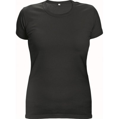 Cerva Cerva Dámské bavlněné tričko SURMA LADY s krátkým rukávem Černá 570008 – Zboží Mobilmania