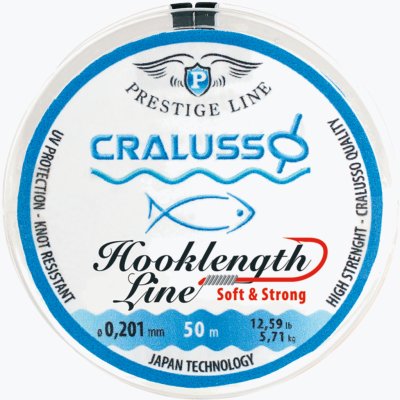 Cralusso Návazcový Vlasec Hooklenght Line 50 m 0,08 mm – Zboží Dáma