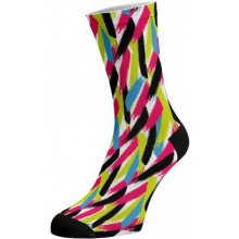 Walkee COLOURDASH barevné potištěné bavlněné ponožky